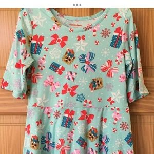 Nickelodeon JoJo Siwa Dress Girls Blue Christmas